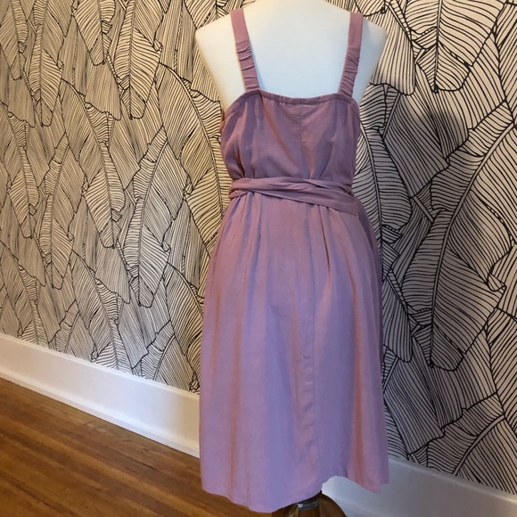 Pink Grecian wrap dress - Picture 3 of 4